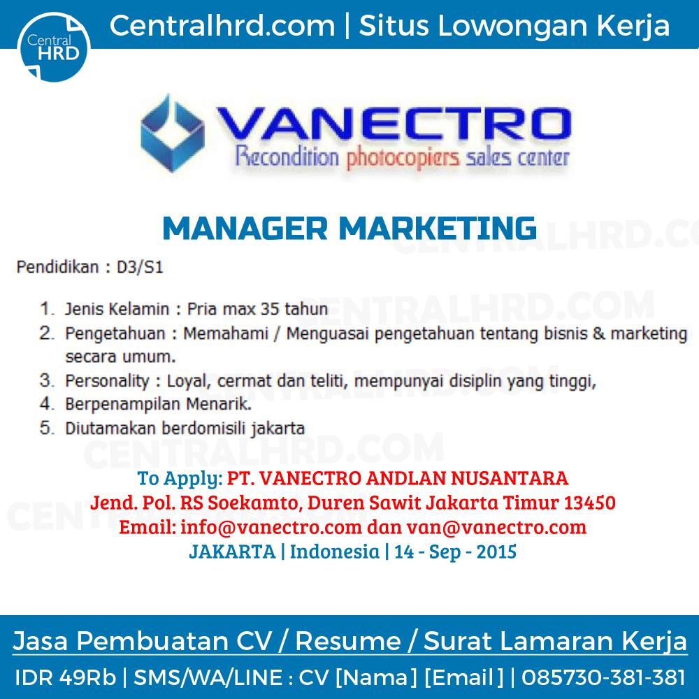 Iklan Lowongan Pekerjaan Manager Marketing2