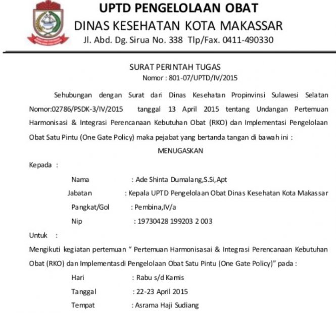 13 Contoh Surat Dinas Resmi Instansi Sekolah Pemerintah Dan Swasta 9641